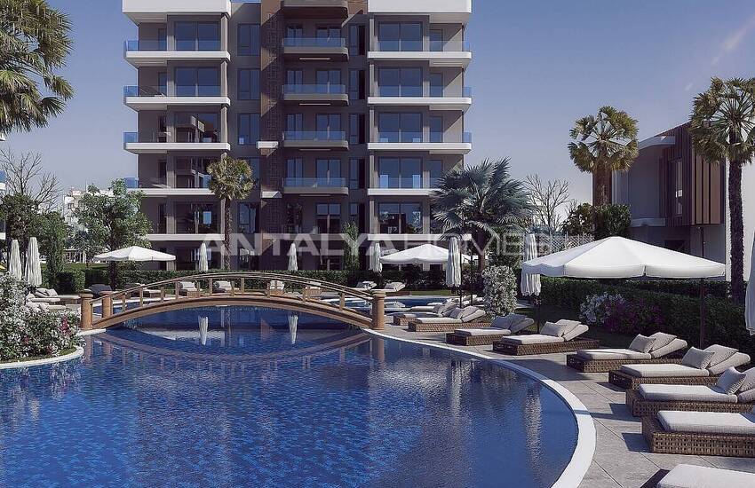 Доступные Квартиры в Комплексе с Бассейном в Аксу, Анталия 1