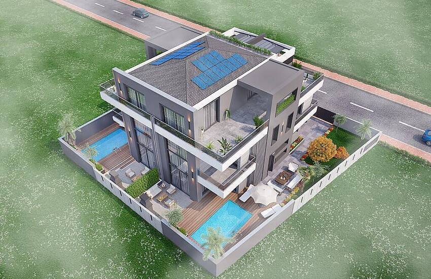 Eco-friendly Villas with Private Pool in Antalya Dosemealti