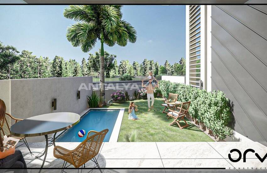 Smart 4+1 Villas with Private Swimming Pools in Antalya 4