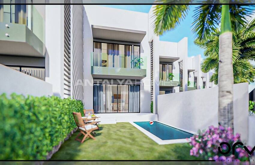 Smart 4+1 Villas with Private Swimming Pools in Antalya 5