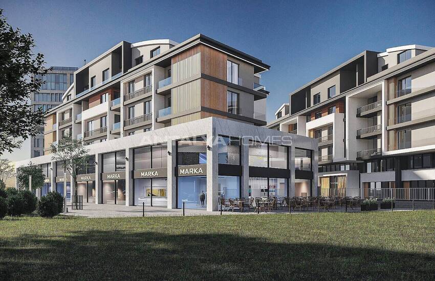 Apartments in Vista Premium Project with Security in Konyaalti 4
