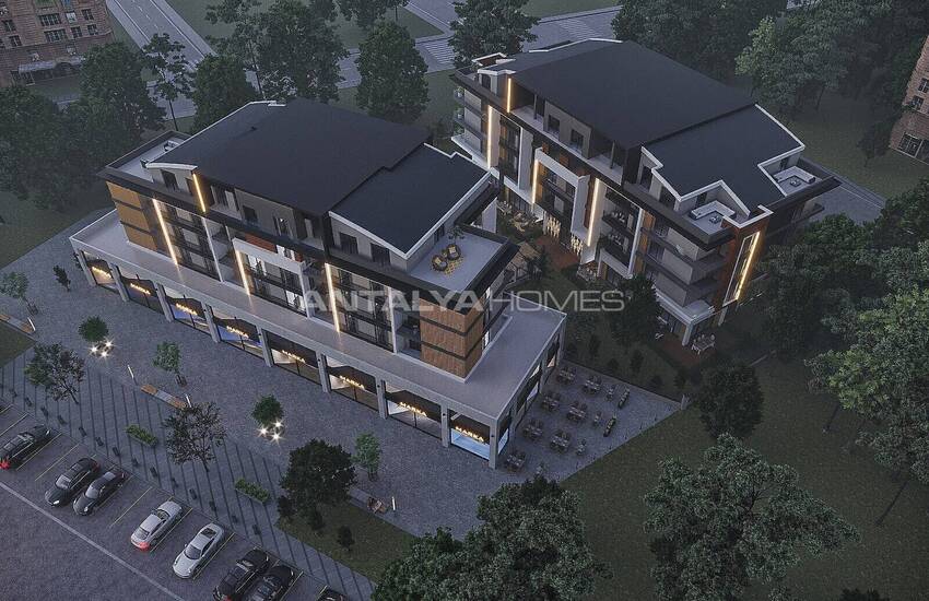 Apartments in Vista Premium Project with Security in Konyaalti 9