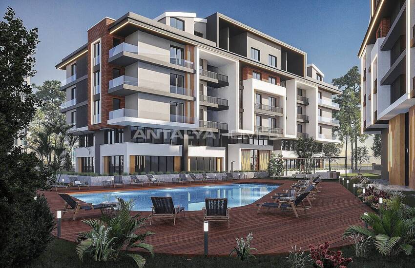 Apartments in Vista Premium Project with Security in Konyaalti 10
