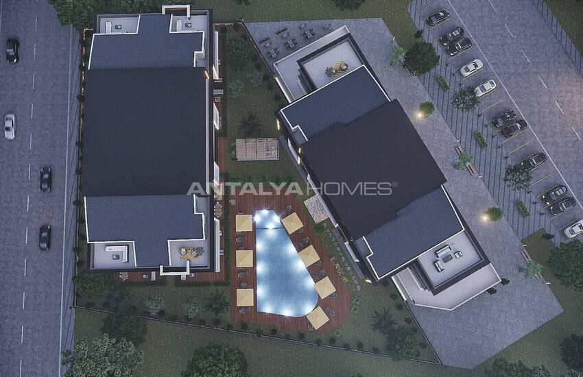 Apartments in Vista Premium Project with Security in Konyaalti 14