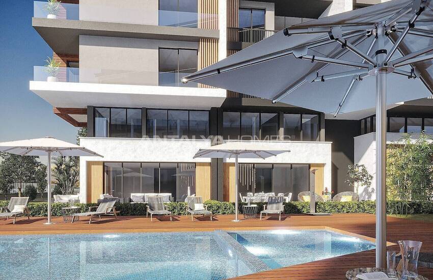 Apartments in Vista Premium Project with Security in Konyaalti 1