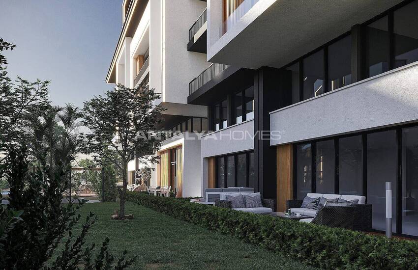 Apartments in Vista Premium Project with Security in Konyaalti 17