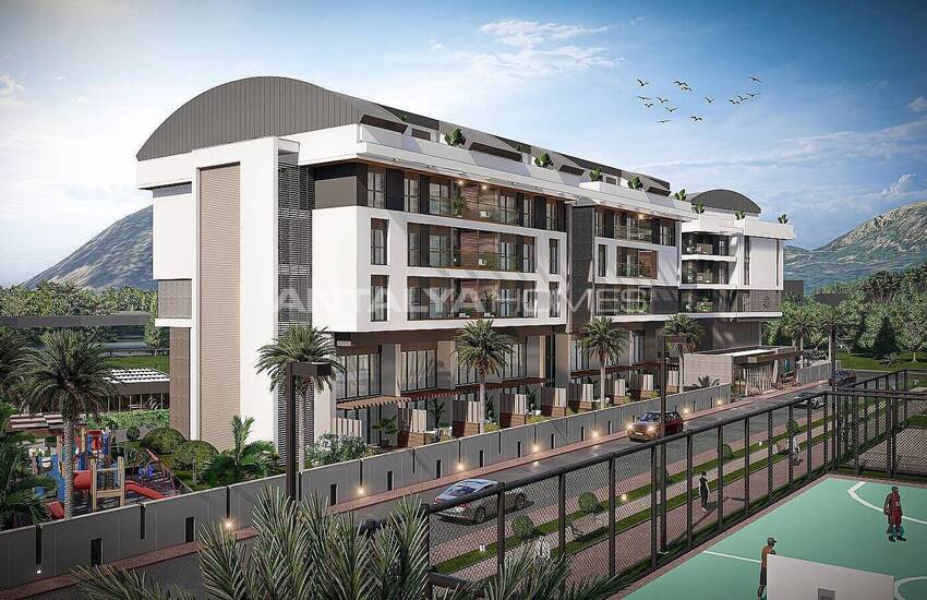 Apartments in a Complex with Parking Lot in Konyaalti Antalya 3