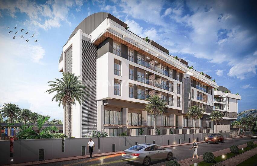 Apartments in a Complex with Parking Lot in Konyaalti Antalya 6