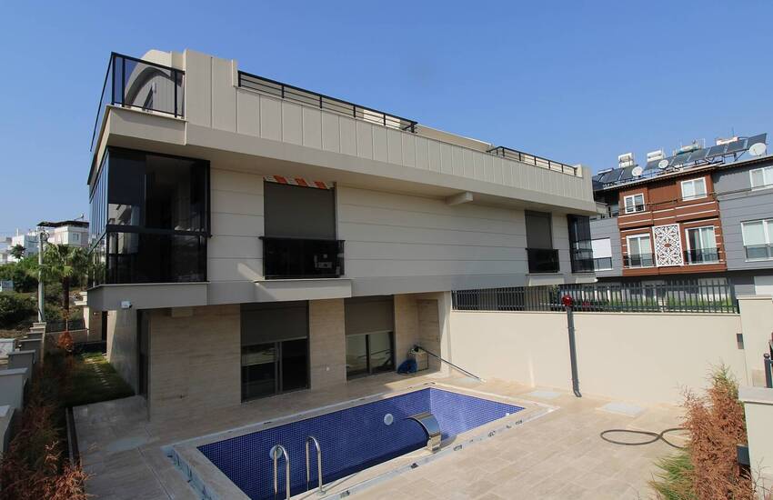 Triplex Villa with Private Pool and Elevator in Antalya
