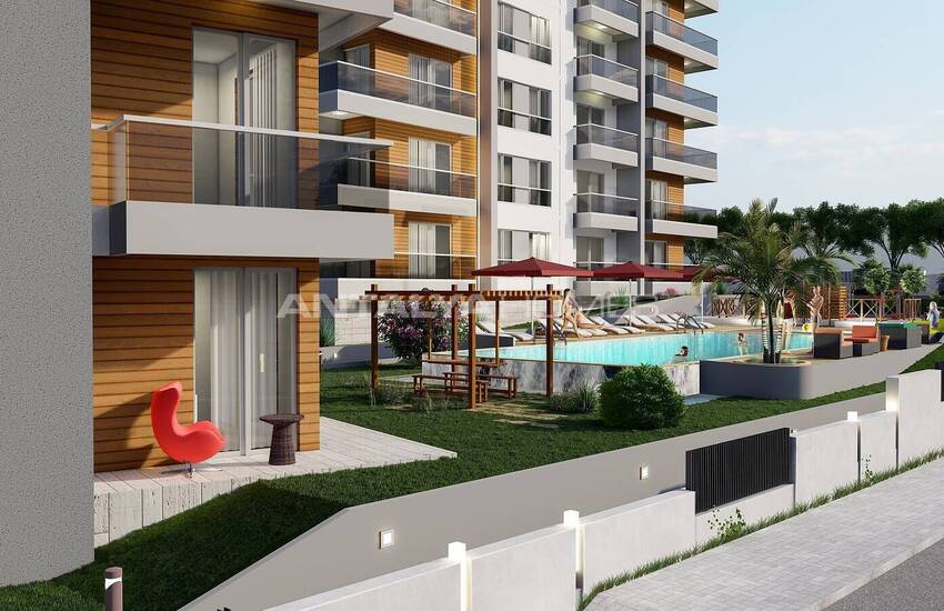 Antalya Aksu’da Toplu Ulaşıma Yakın Havuzlu Sitede Daireler 5