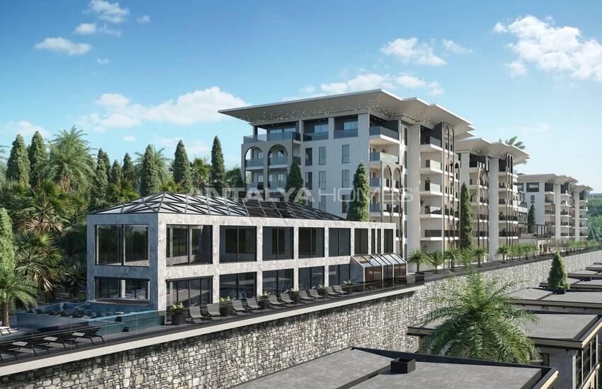 Appartements Vue Nature Dans Une Résidence À Kargicak Alanya