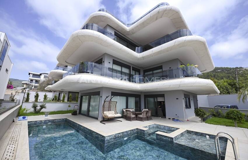 Elitvillor Med Privata Pooler I Bektas Alanya