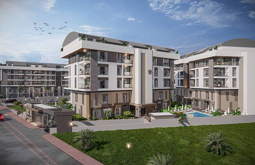 Luxury Real Estate with Indoor and Outdoor Pools in Antalya Konyaalti
