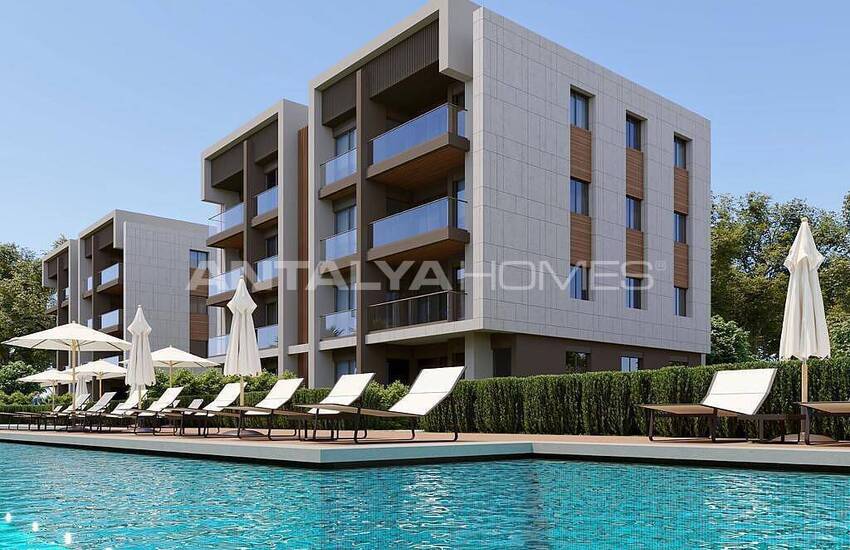Chique Appartementen In Complex Met Garage In Antalya Konyaalti
