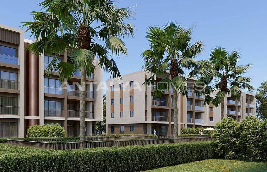 Eleganta Lägenheter I Ett Komplex Med Garage I Antalya Konyaalti 1