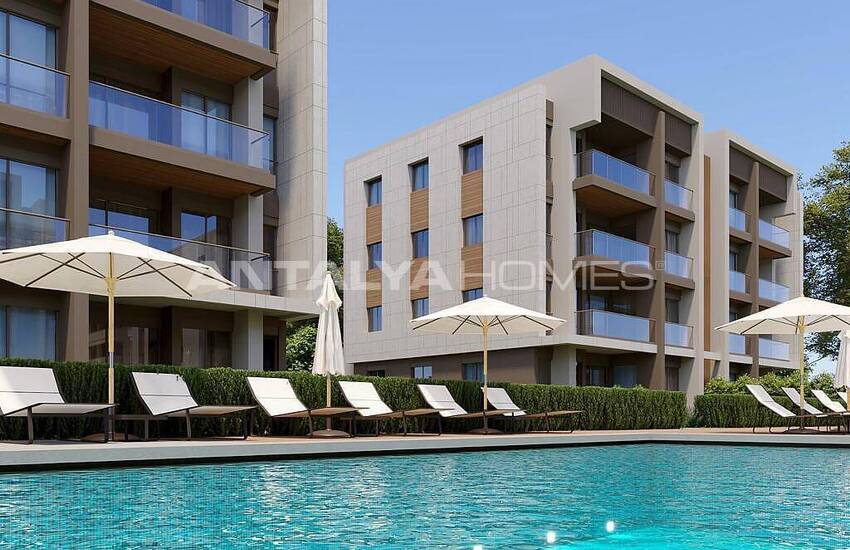 Eleganta Lägenheter I Ett Komplex Med Garage I Antalya Konyaalti 3