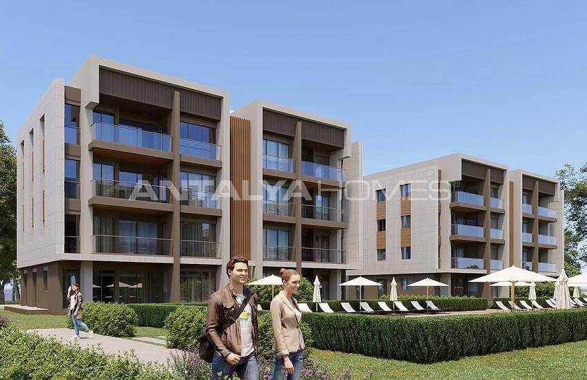 Eleganta Lägenheter I Ett Komplex Med Garage I Antalya Konyaalti 4