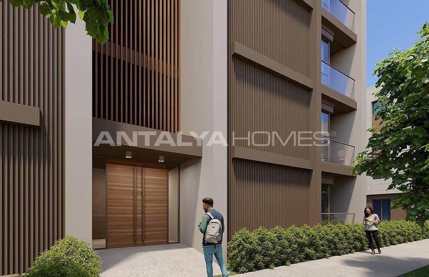 Eleganta Lägenheter I Ett Komplex Med Garage I Antalya Konyaalti 5