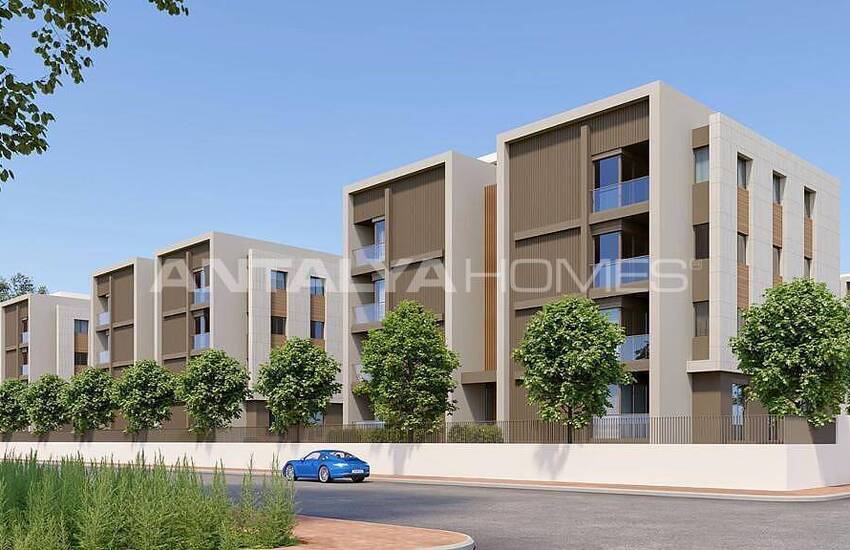 Eleganta Lägenheter I Ett Komplex Med Garage I Antalya Konyaalti 6