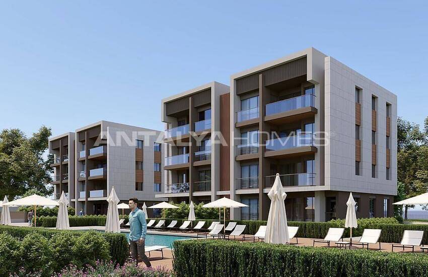 Eleganta Lägenheter I Ett Komplex Med Garage I Antalya Konyaalti 7