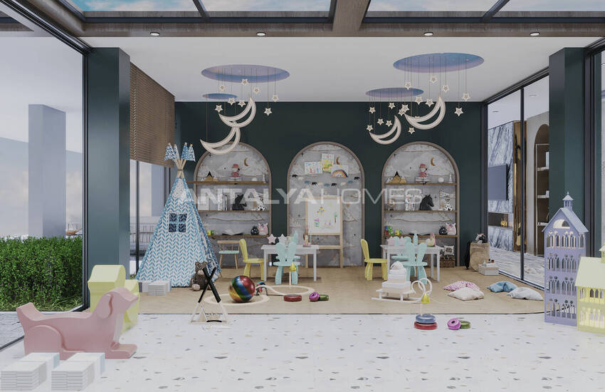 Alanya Oba'da Zengin Olanaklı Sitede Modern Daireler 16