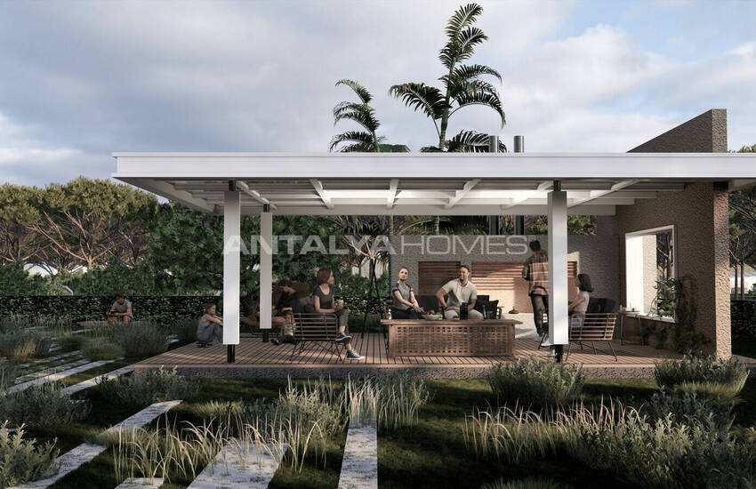 Alanya Oba'da Zengin Olanaklı Sitede Modern Daireler 8