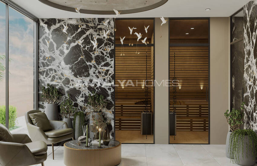 Alanya Oba'da Zengin Olanaklı Sitede Modern Daireler 12