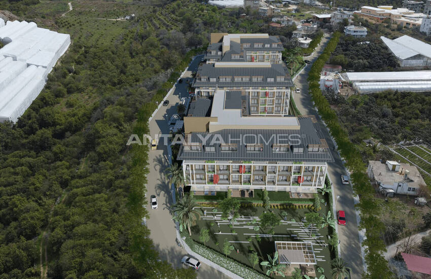 Moderne Wohnungen In Einem Reichen Komplex In Oba Alanya 7