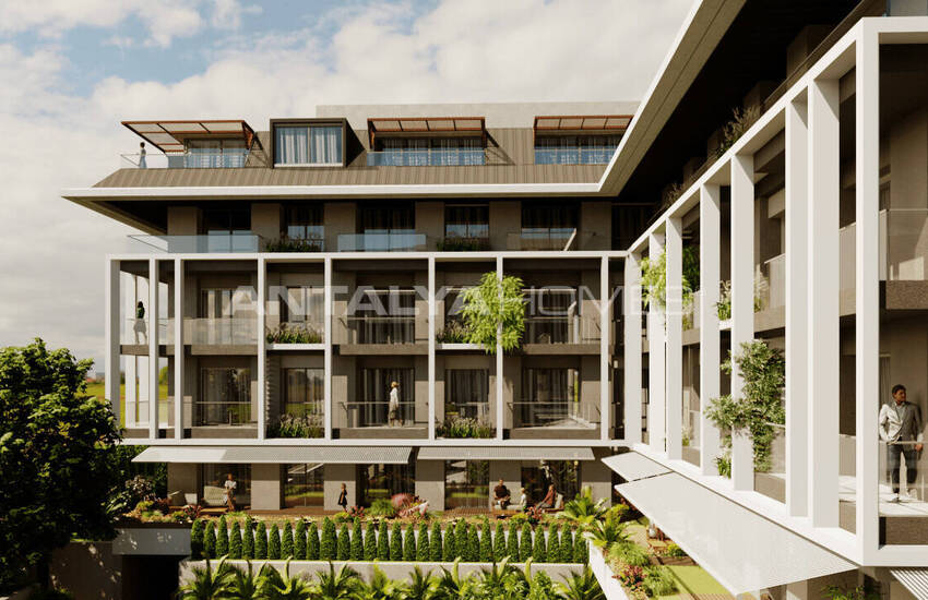 Moderne Wohnungen In Einem Reichen Komplex In Oba Alanya 4