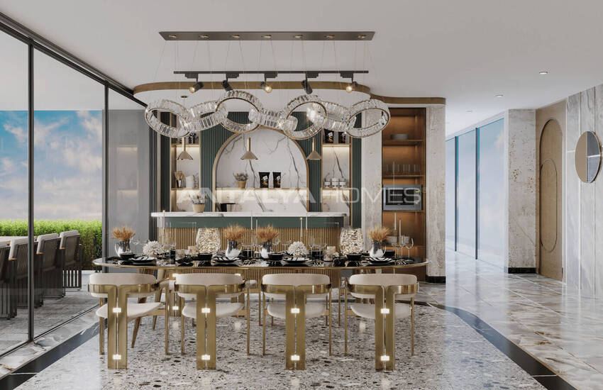 Moderne Wohnungen In Einem Reichen Komplex In Oba Alanya 14