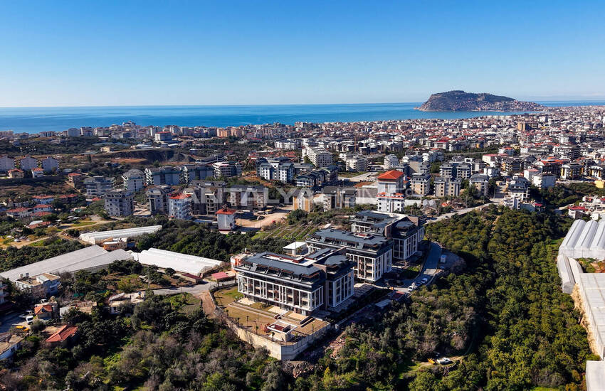 Moderna Lägenheter I Ett Rikt Utvalt Komplex I Oba Alanya 7