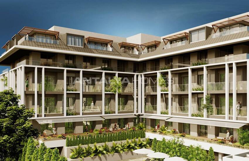 Moderne Wohnungen In Einem Reichen Komplex In Oba Alanya 1