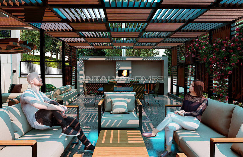 Alanya Demirtaş'ta Saunalı ve Havuzlu Site İçinde Daireler 6