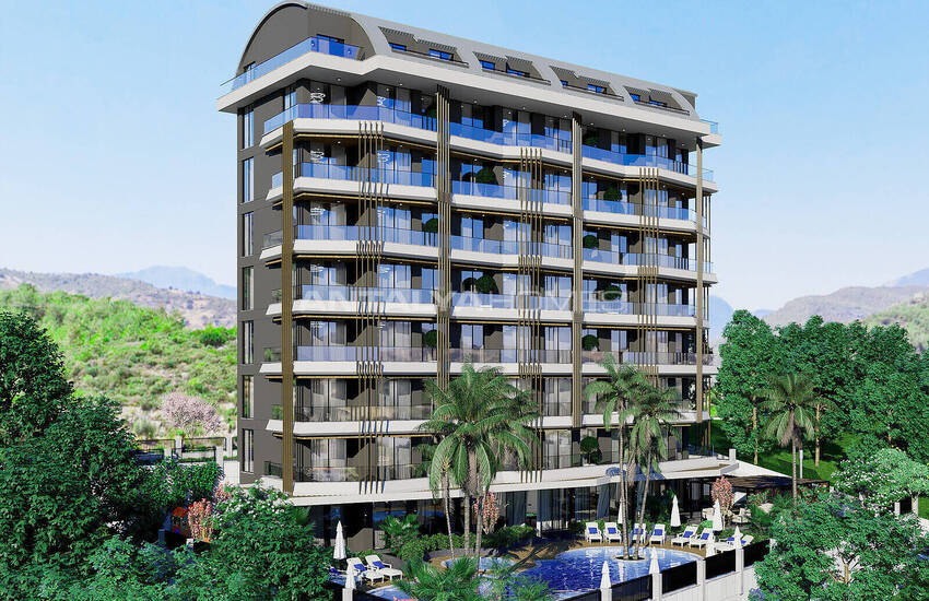 Alanya Demirtaş'ta Saunalı ve Havuzlu Site İçinde Daireler 2