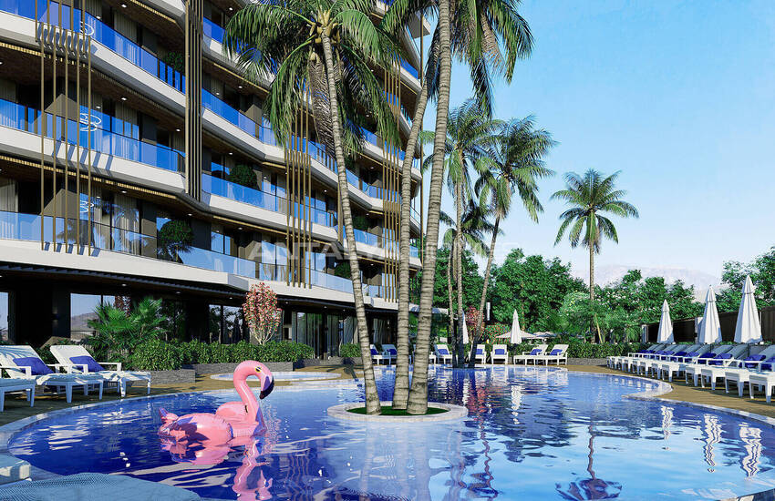 Wohnungen In Einem Komplex Mit Sauna Und Pool In Alanya 1