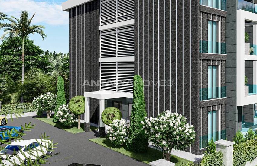 Apartments with Pool Views Near Airport in Altintas Antalya 12