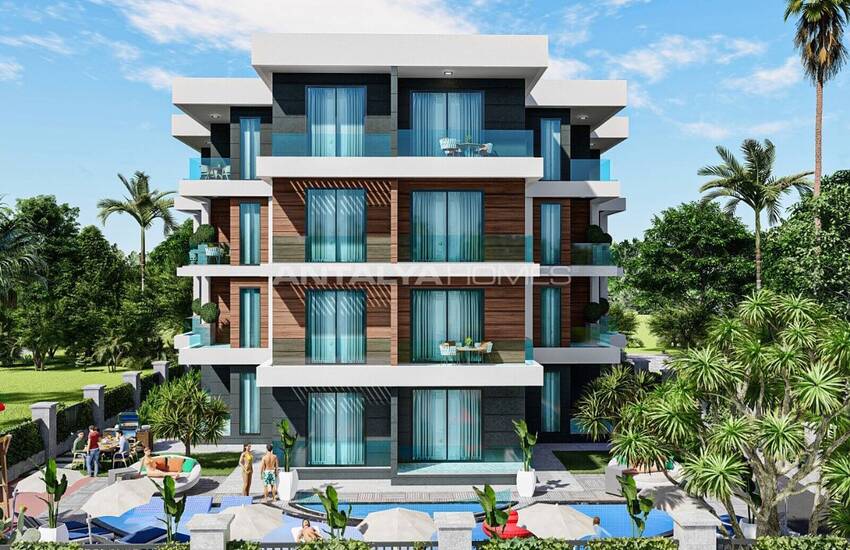 Apartments with Pool Views Near Airport in Altintas Antalya 4