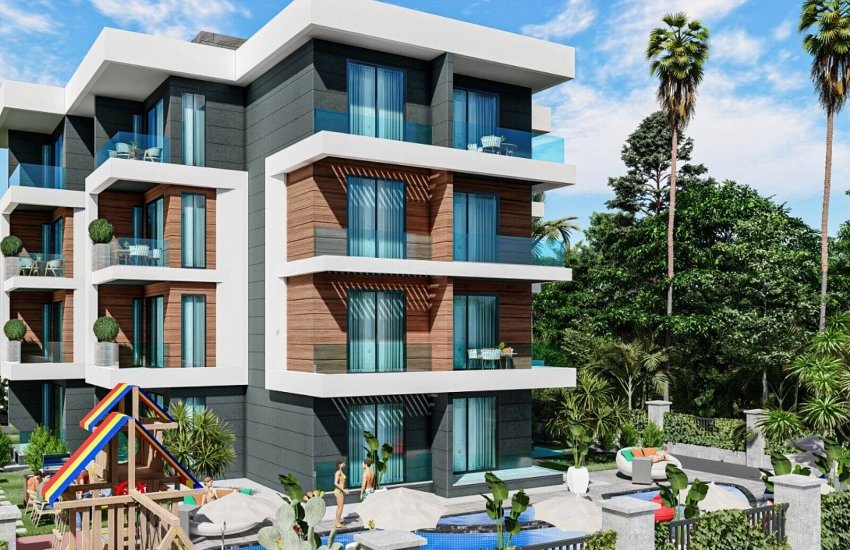 Apartments with Pool Views Near Airport in Altintas Antalya 2