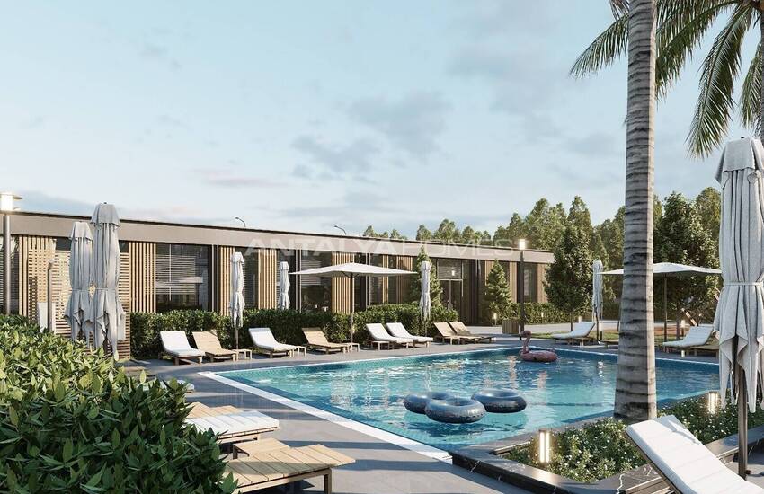 Flats with Private Garden and En-suite Bathroom in Antalya 9