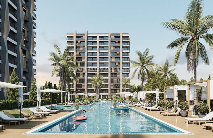 Flats with Private Garden and En-suite Bathroom in Antalya 2