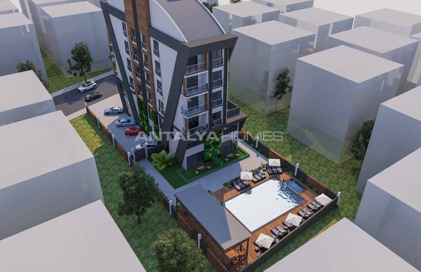 Vastgoed In Een Complex Met Zwembad Nabij Het Winkelcentrum In Kepez 1