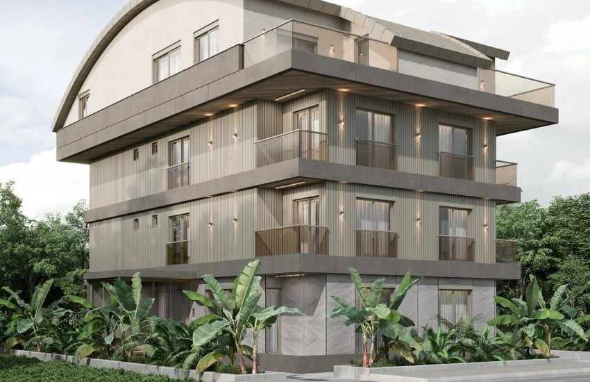 New Build Apartments at Walking Distance of Sea in Antalya Gursu