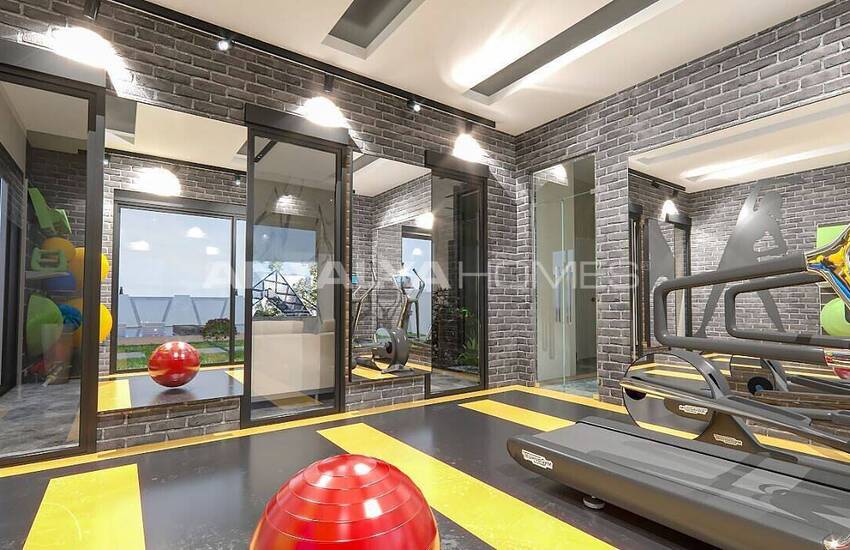 Sea and City View Flats Close to Amenities in Alanya Avsallar 7