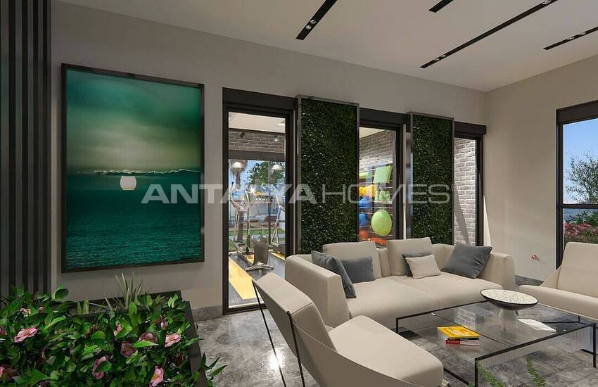 Sea and City View Flats Close to Amenities in Alanya Avsallar 8