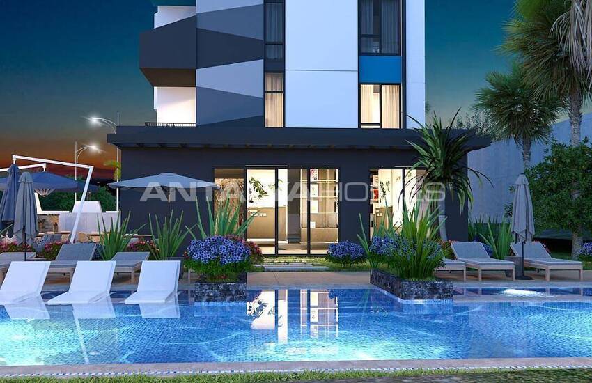 Sea and City View Flats Close to Amenities in Alanya Avsallar 4