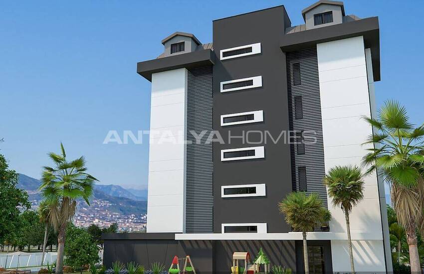 Sea and City View Flats Close to Amenities in Alanya Avsallar 16