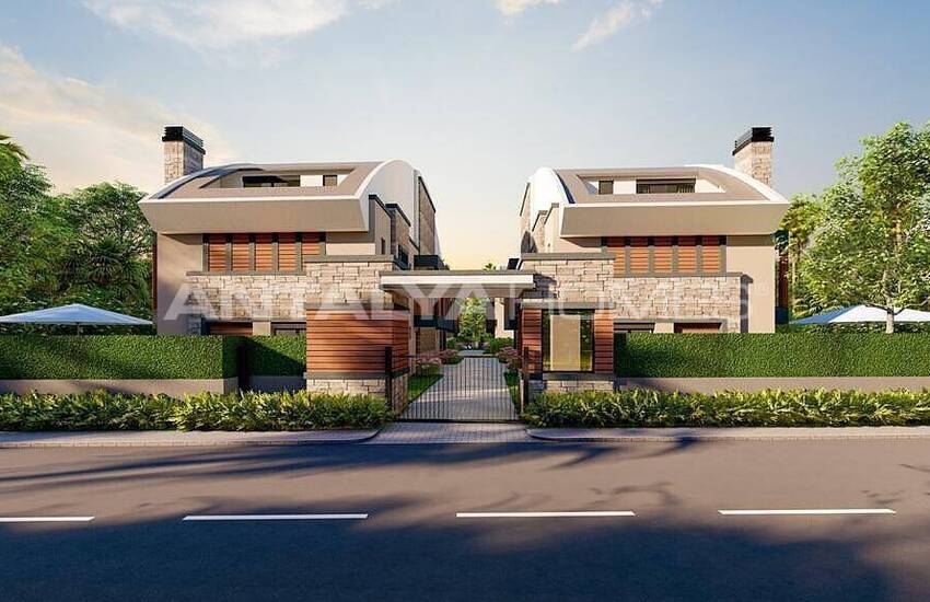 Maisons Spacieuses Avec Jardin Et Piscine À Muratpasa Guzeloba 4