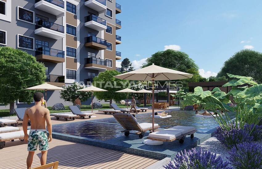 Cozy Apartments in a Complex with Pool in Payallar Alanya 1