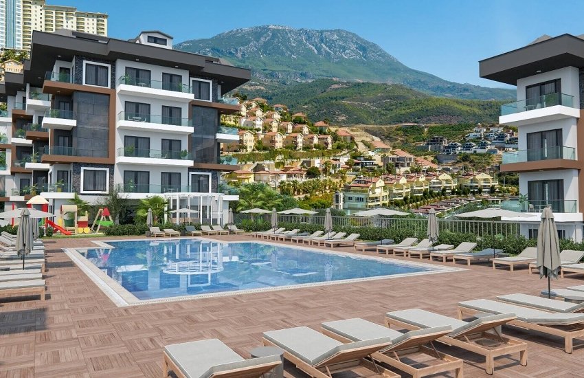 Alanya Kargıcak'ta Eşsiz Manzaraya Sahip Lüks Daireler