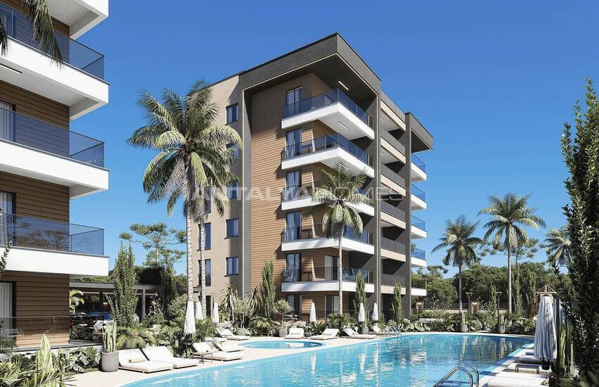 Spacious Design Properties Suitable for Families in Antalya Altintas
